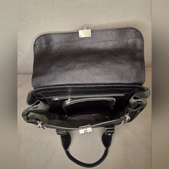 NWOT 3.1 Phillip Lim Black Leather Briefcase - Picture 6 of 9